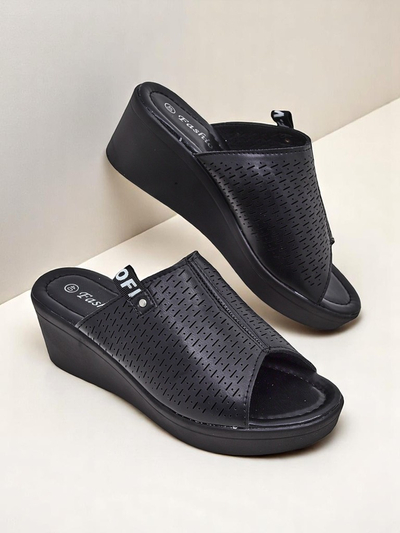 Royalfashion Női ékpántos Luna Wedge papucs