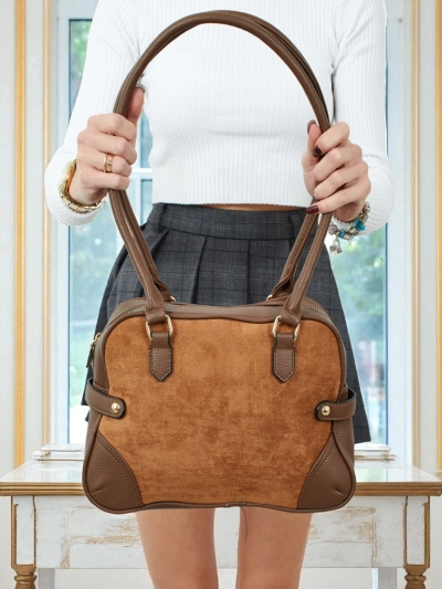 Erelle női shopper táska, öko bőr