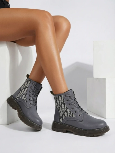 Royalfashion Női bokacsizma nyomattal Efrioz