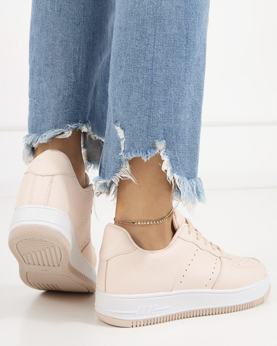 Világos rózsaszín női cipő Jaminso típusú tornacipő - Lábbeli