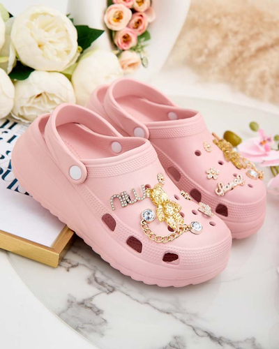 Royalfashion Női gumi flip-flop Fescas díszekkel
