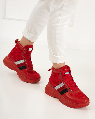 Hasmali női piros sportcipő - Lábbeli