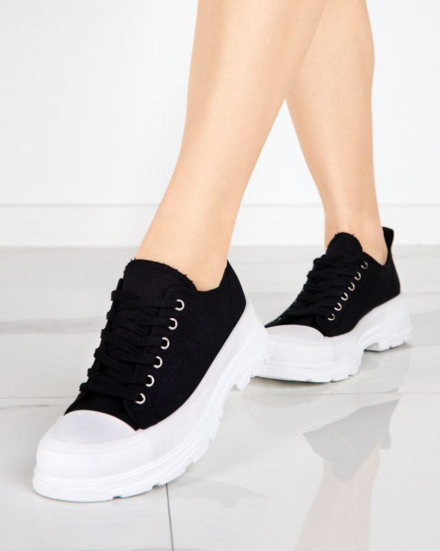 OUTLET Fekete női sportcipő Duami- Footwear