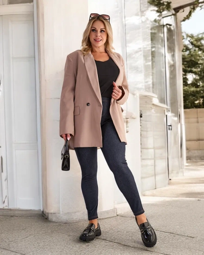 Royalfashion női treggings PLUS SIZE nadrág