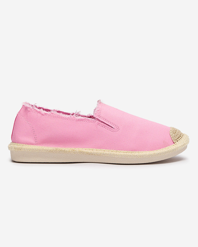 Rafiel rózsaszín női szövet espadrilles - Lábbeli