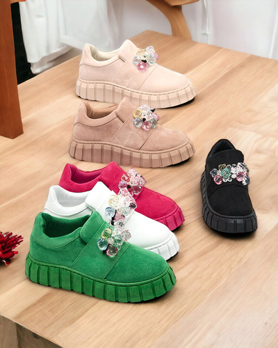 Royalfashion Sport félcipő színes kövekkel Resinello