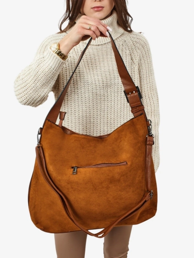 Donenn női shopper táska öko-velúrból