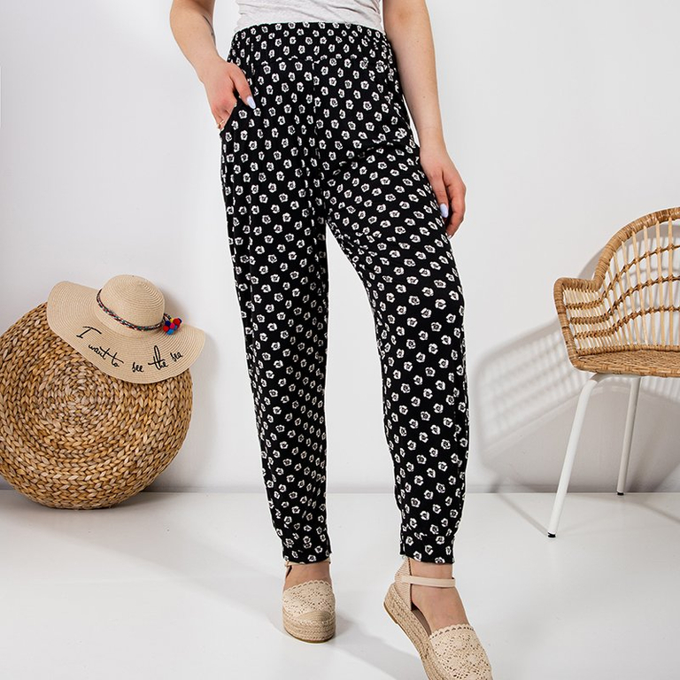 Mintás női nadrág PLUSZ MÉRET - Ruházat