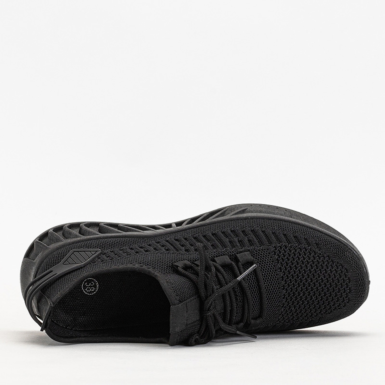 Zenosi fekete női edzőcipő - lábbeli