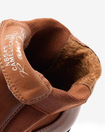 Royalfashion Fekete női csizma a'la sztyblety díszítéssel Ederte