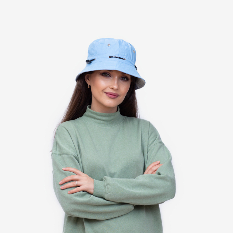 Női kék vödör sapka - Kiegészítők