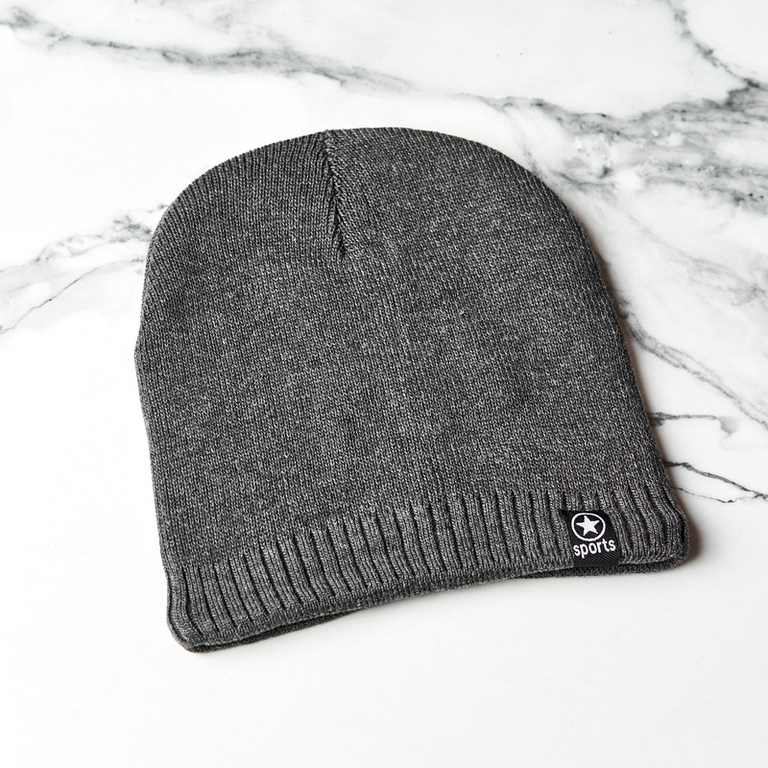 Férfi sötétszürke párnázott kalap - Kiegészítők