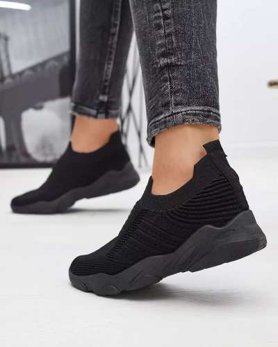 Fekete női slip-on sportcipő Stoddu- Footwear