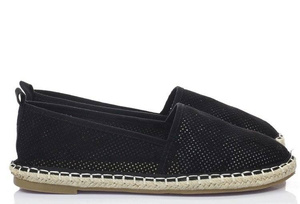 OUTLET Black espadrilles - Cipő