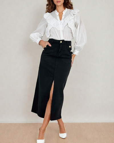 Royalfashion Denim női szoknya