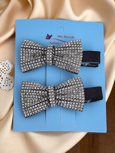 Royalfashion 2 darabos, masnis, strasszköves hajcsat szett Isadora