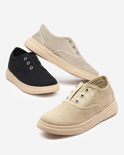 OUTLET Női bézs bebújós tornacipő Robua- Footwear