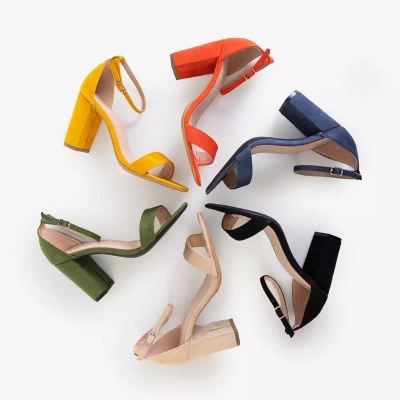 OUTLET Navy blue női szandál az Anniet poszton - Cipő