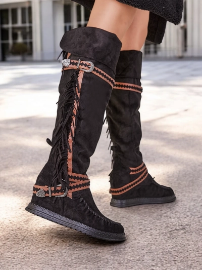 Royalfashion Női combig csizma Eliferse