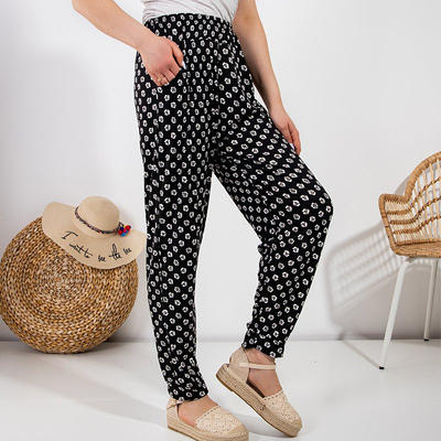 Mintás női nadrág PLUSZ MÉRET - Ruházat