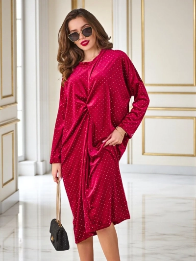 Royalfashion Női ruha ráncolással