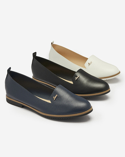 Fekete női mokaszin Riorica- Lábbeli