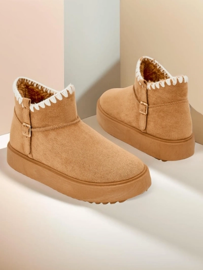 Royalfashion Rövid női hó csizma stílusú csizma Ewioz