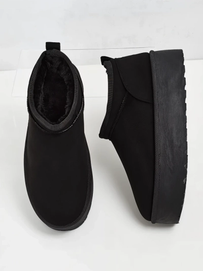 Royalfashion Női rövid csizma a'la hócsizma Ozozi