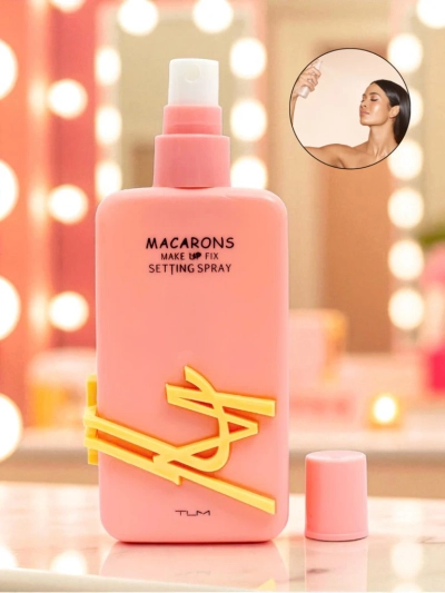 Macarons Sminkfixáló Permet Rózsaszín