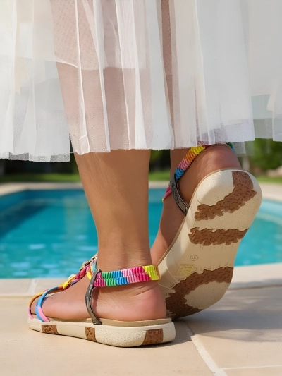 Colora Aurora női szandál Royalfashion cirkónia tavasz nyár