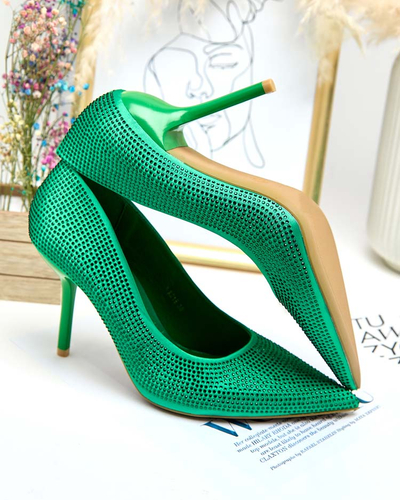 Royalfashion Női Ferconie tűsarkú cipő cirkóval