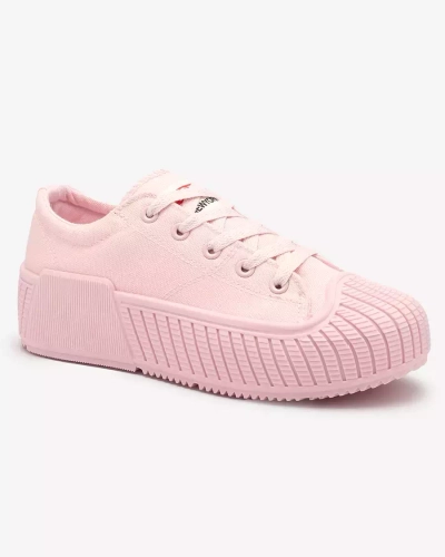 OUTLET Royalfashion Pink Brigera platform sportcipő