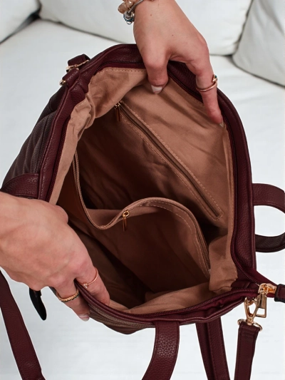 Női shopper táska öko bőr dombornyomással Raven Drift