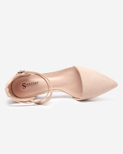 Női bézs szandál oszlopon Crisco - Footwear