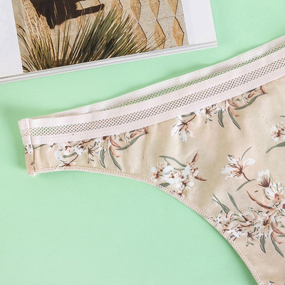 Női mintás tanga 3 / csomag - Fehérnemű