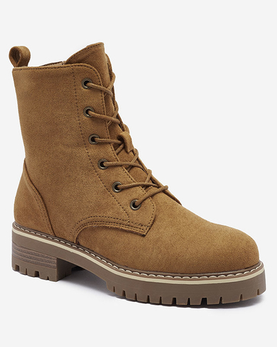 Barna női trapper csizma Priviea - Lábbeli