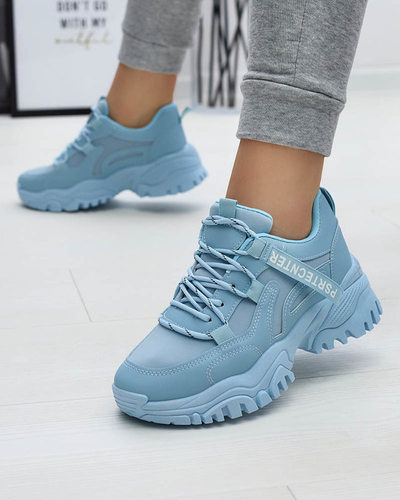 Kék női tornacipő sportcipő Evilpo- Footwear