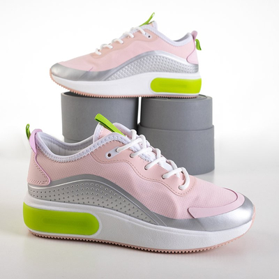 OUTLET Rózsaszín és szürke női sportcipő Tituana - Lábbeli