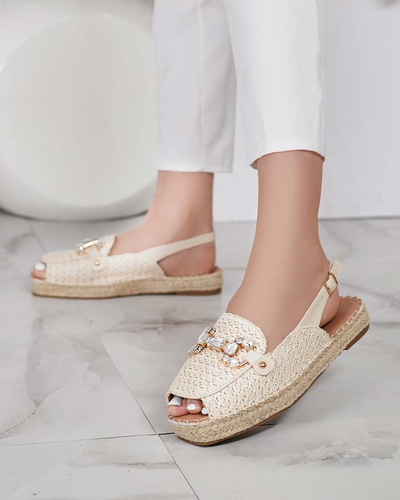 Royalfashion Női espadrilles nyitott orral