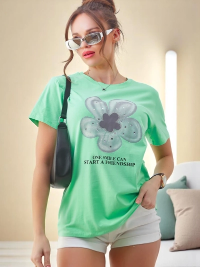 Royalfashion Női Póló Virágmintával