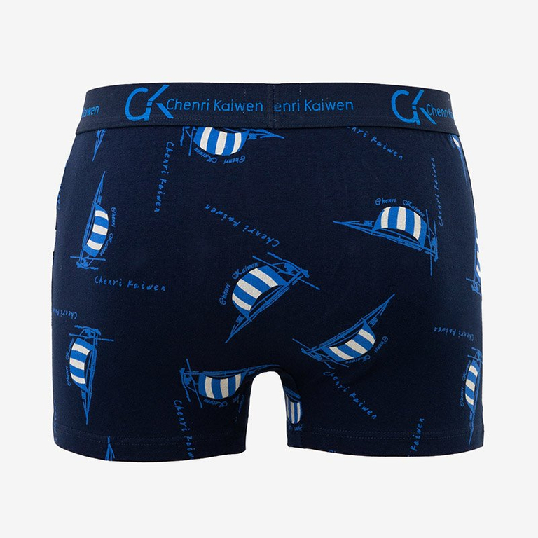Férfi sötétkék boxer rövidnadrágokkal - fehérnemű