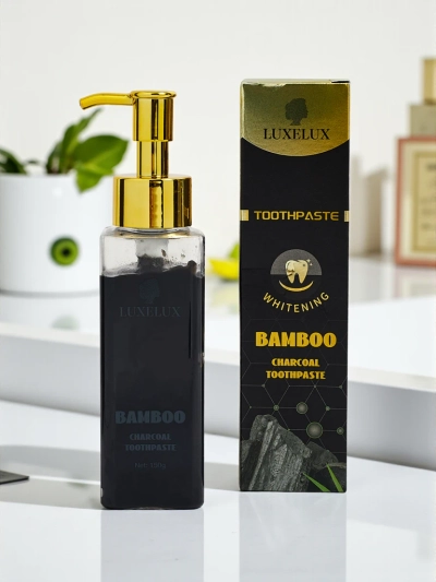 LUXELUX Fogfehérítő fogkrém taurinnal és aktív szénnel