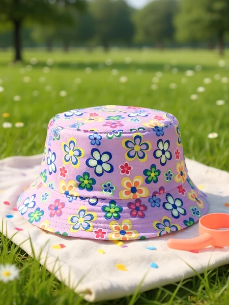 Royalfashion Gyerek Kalap Színes Mintás Bucket