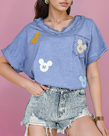 Royalfashion Női póló foltokkal