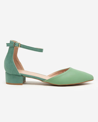 Zöld női szandál az alsó oszlopon Areda - Lábbeli