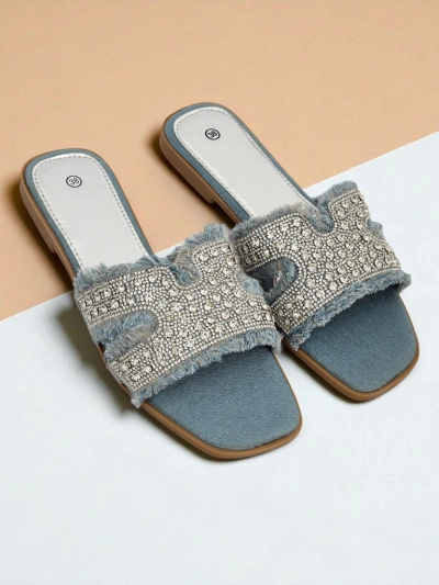 Royalfashion Női papucs strasszokkal CrystalEase