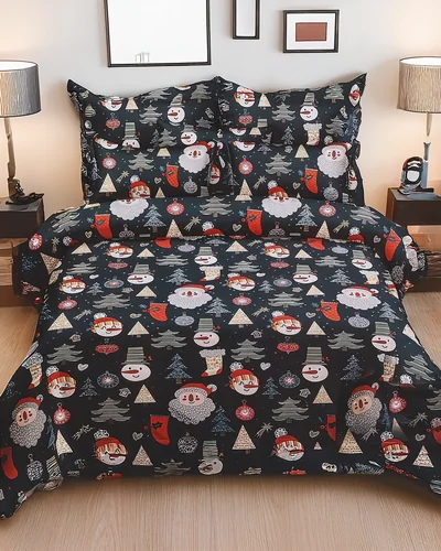 Royalfashion Karácsonyi ágynemű szett 160x200 teljes 3-részes