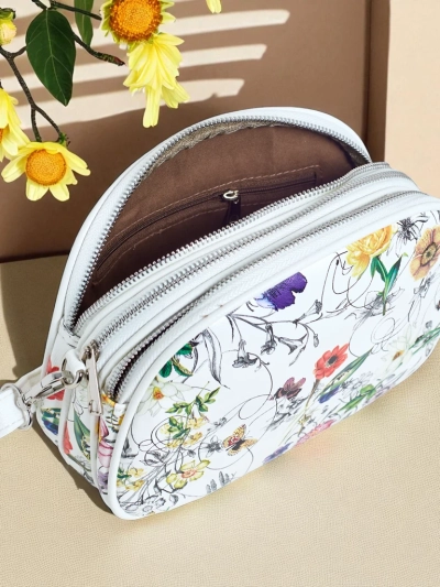 Royalfashion Kis női kézitáska ökobőrből Floriana