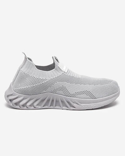 OUTLET Világosszürke szövet női sportcipő Rozane- Lábbeli