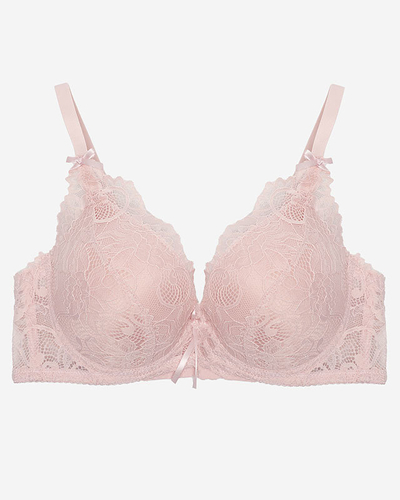 Rózsaszín fűzős női melltartó - Fehérnemű